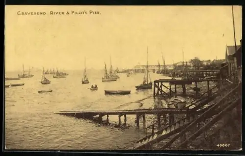 AK Gravesend, River & Pilot`s Pier