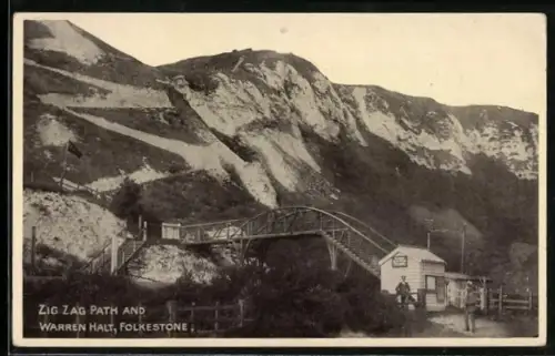 AK Folkestone, Zog Zag Path and Warren Halt