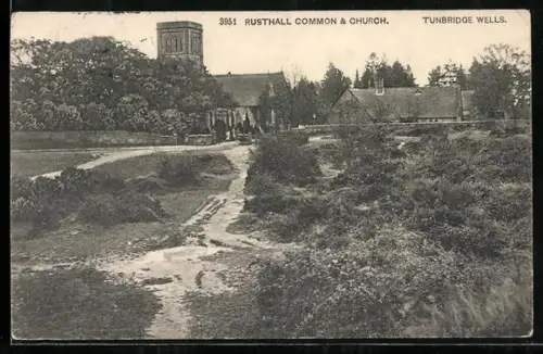 AK Tunbridge Wells, Rusthall Common & Church