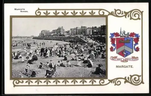 AK Margate, Margate Sands, Wappen