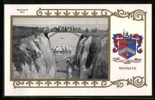 AK Margate, Newgate Gap, Wappen