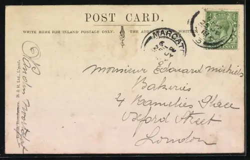 AK Margate, Undercliff Promenade and Jetty