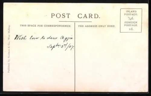 AK Ryarsh /Kent, Fartherwell Hall