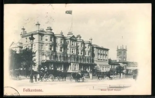 AK Folkestone, West Cliff Hotel