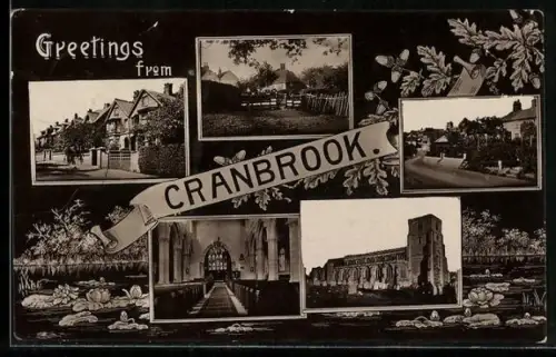 AK Cranbrook, Street view and church