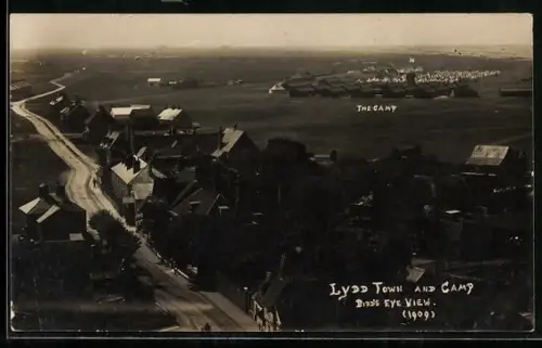 AK Lydd, Town and Camp from bird`s eye view