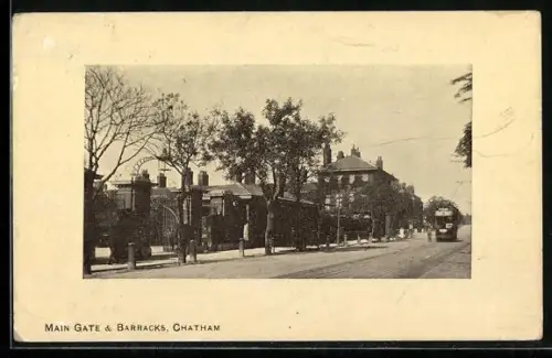 AK Chatham, Main Gate and barracks
