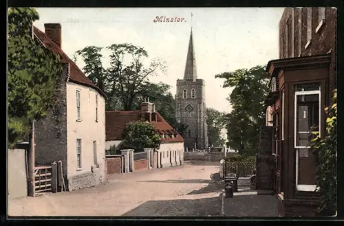 AK Minster, Street view with church