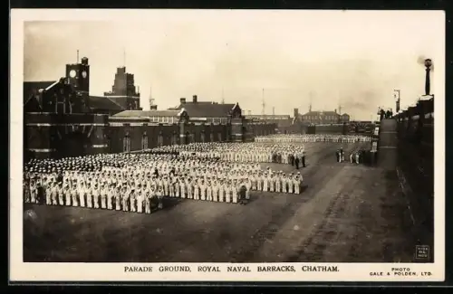 AK Chatham, Parade ground, royal naval barracks