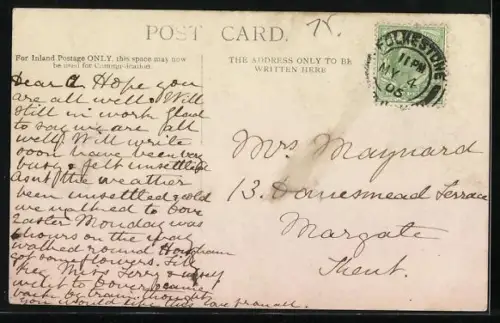 AK Warren /Folkestone, Panorama