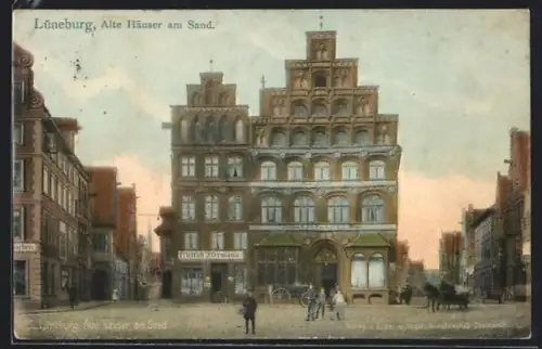 AK Lüneburg, Alte Häuser am Sand