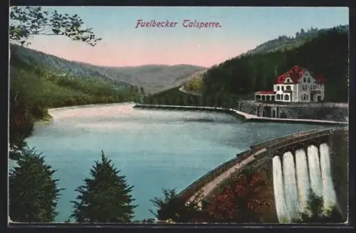 AK Fuelbecke, Talsperre, Staumauer, Ausflugslokal