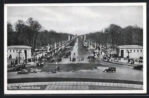 AK Berlin-Tiergarten, Ostwest-Achse