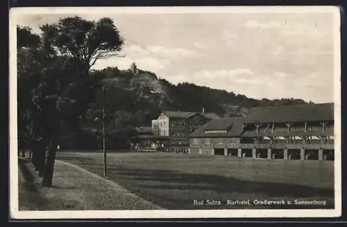 AK Bad Sulza, Kurhotel, Gradierwerk, Sonnenburg