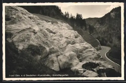 AK Inzell Obb. a. d. Deutschen Alpenstrasse, Gletschergarten