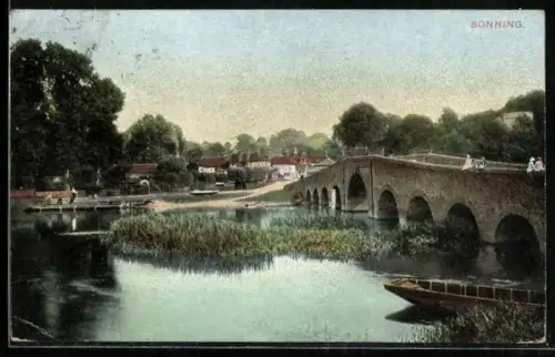 AK Sonning, Panorama with bridge