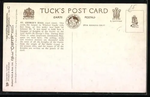 AK Windsor, St. George`s Hall