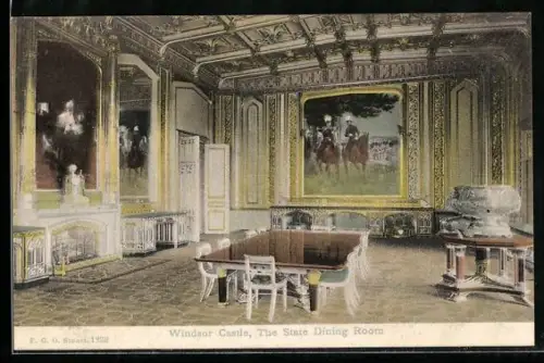 AK Windsor, The State Dining Room within the castle