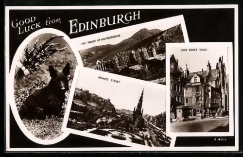 AK Edinburgh, Princes Street, John Knox`s House, The Palace of Holyroodhouse