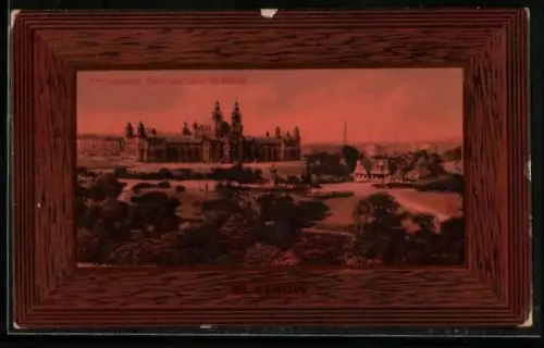 AK Glasgow, Kelvingrove Park and Art Galleries