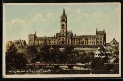 AK Glasgow, University from South