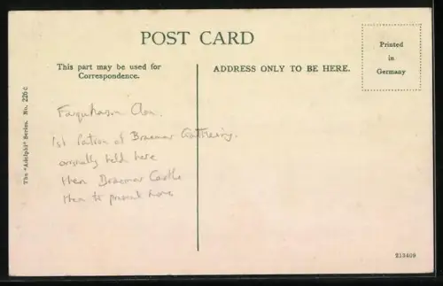 AK Braemar, Invercauld House