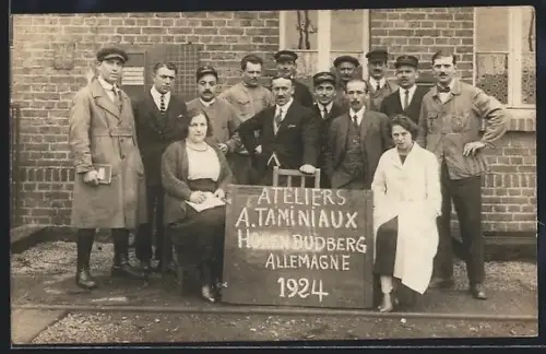 Foto-AK Hohenbudberg, Ateliers A. Taminiaux 1924