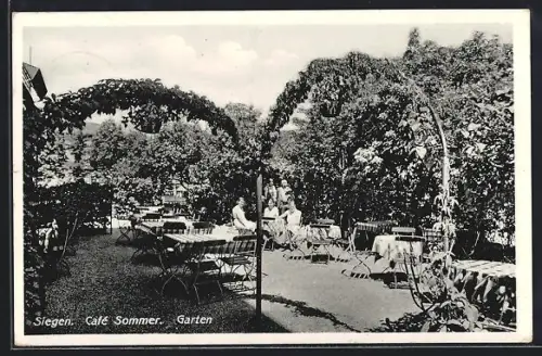 AK Sieg, Cafe Sommer, Garten