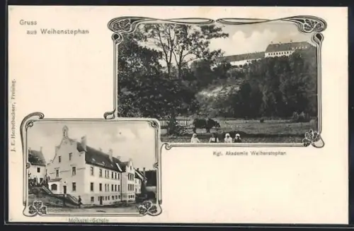 AK Weihenstephan, Kgl. Akademie Weihenstephan, Molkerei-Schule