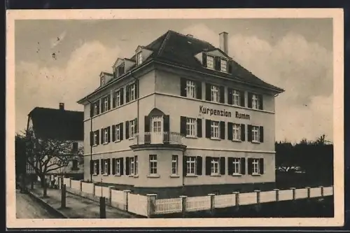 AK Bad Mergentheim, Kurpension Carl Rumm