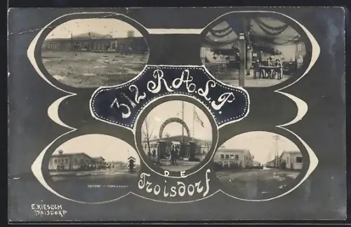 AK Troisdorf, Camp de Savoie, Innenansicht, Strassenpartie