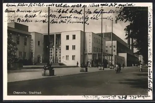 AK Chemnitz, Partie am Stadtbad