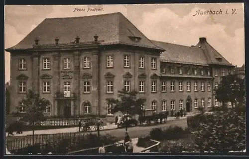 AK Auerbach i. V., Neues Postamt