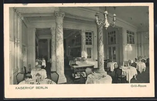 AK Berlin, Hotel Kaiserhof, Grill-Room