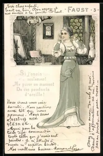 AK Faust, Margarete im Kleid