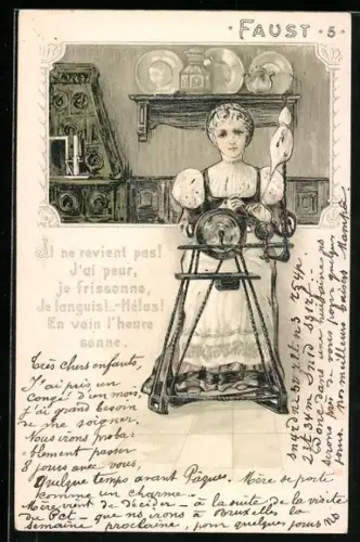 Präge-AK Faust, Il ne revient pas! J`ai peur, je fissonnee...