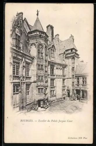 AK Bourges, Escalier du Palais Jacques Coeur