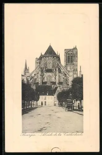 AK Bourges, Abside de la Cathédrale