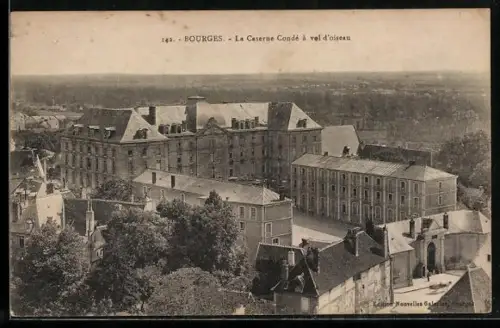 AK Bourges, La Caserne Condé à vol d`oiseau