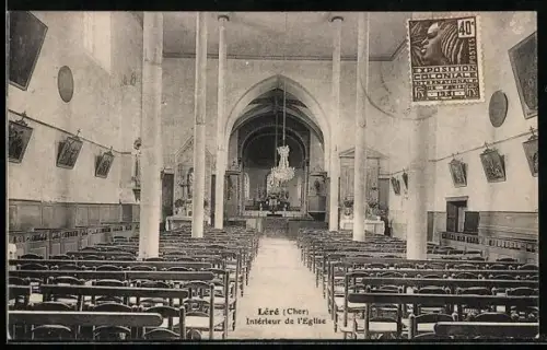 AK Léré /Cher, Intérieur de l`Église