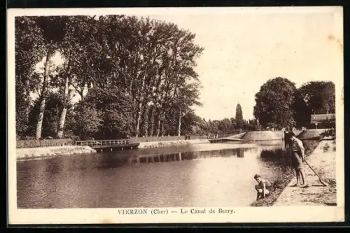 AK Vierzon /Cher, Le Canal de Berry
