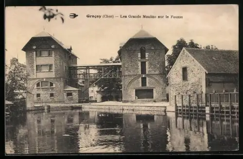 AK Gracay /Cher, Les Grands Moulins sur le Fouzon