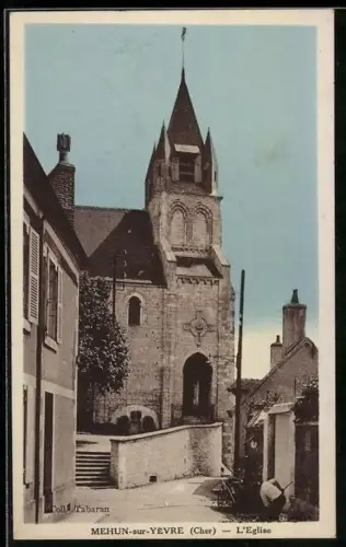 AK Mehun-sur-Yèvre /Cher, L`Église