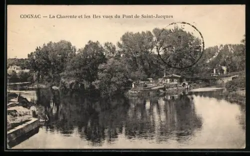 AK Cognac, La Charente et les Îles vues du Pont de Saint-Jacques