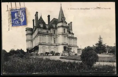 AK Jarnac /Charente, Château de Souillac majestueux dans un cadre verdoyant