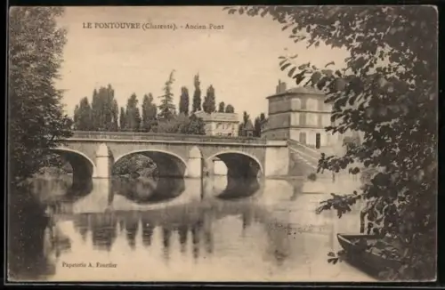 AK Le Pontouvre /Charente, Ancien Pont