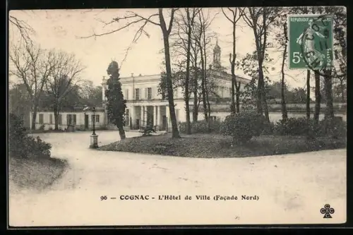 AK Cognac, L`Hôtel de Ville, Facade Nord