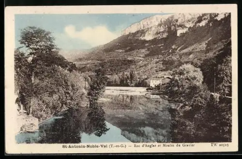 AK St.-Antonin-Noble-Val, Roc d`Anglar et Moulin du Gravier