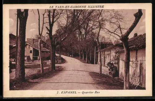 AK Espanel /T.-et-G., Quartier Bas