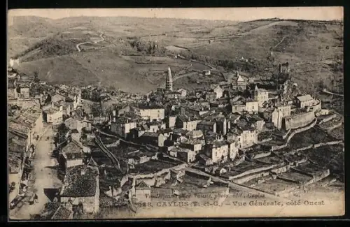 AK Caylus /T.-et-G., Vue Générale, côté Ouest